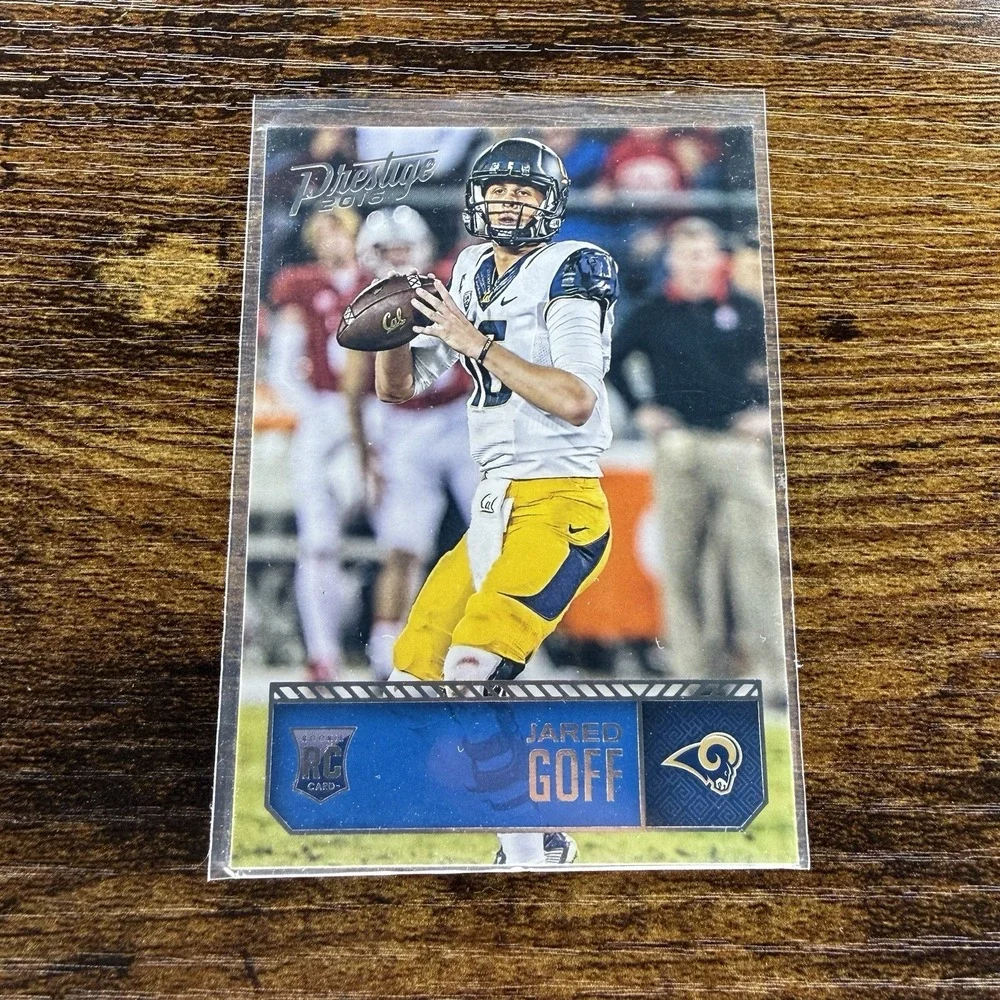 2016 Panini Prestige Jared Goff Rookie RC #201 Rams Lions Cal Bears